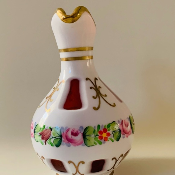 Bohemia Art Glass Czech Cased Glass 6” - Picture 4 of 11